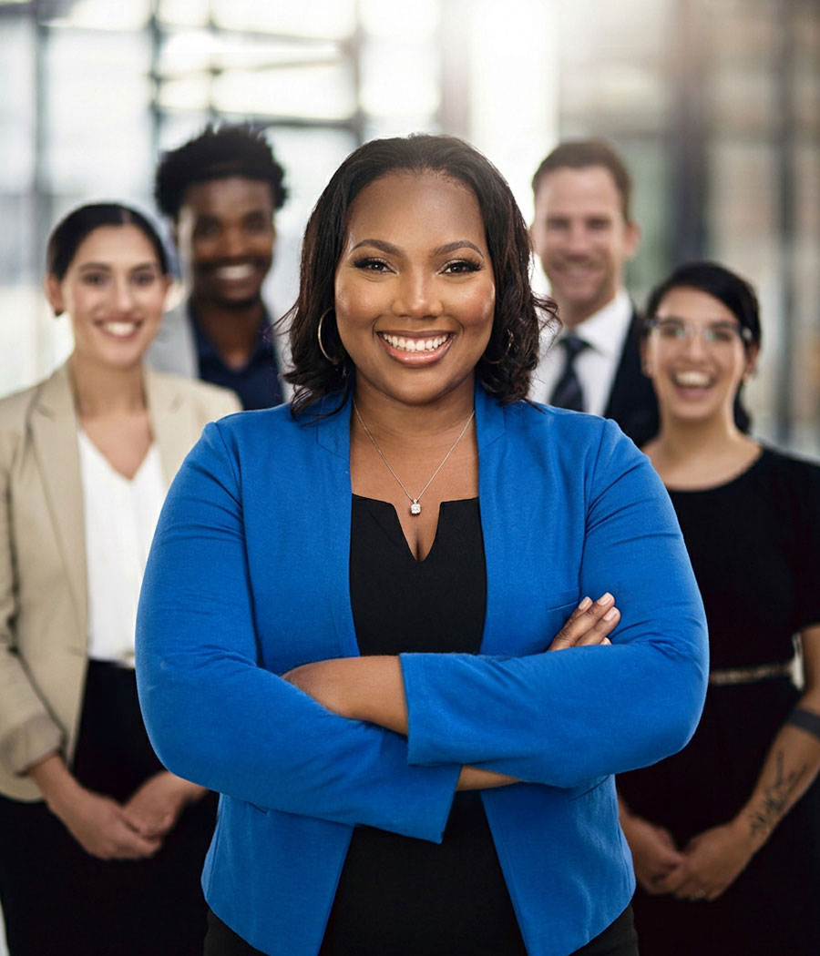 Inside the fHRm office where the team meets with small business clients